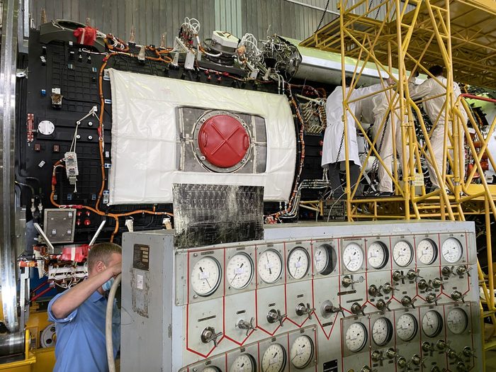 Вывоз МЛМ «Наука» в Центре им. М.В. Хруничева Космос, Роскосмос, Центр Хруничева, Протон-М, Видео, Длиннопост