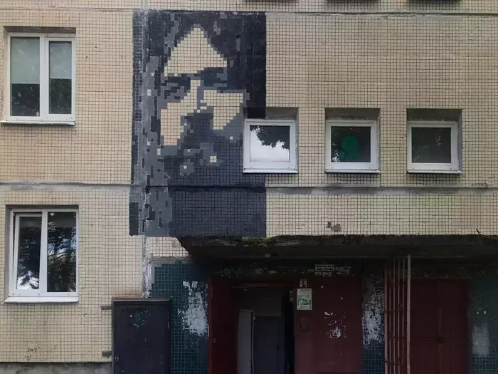 Красивый пиксель-арт в глухом поселке Поселок, Пиксельные, Рисунок, Знаменитости, Длиннопост, Арт