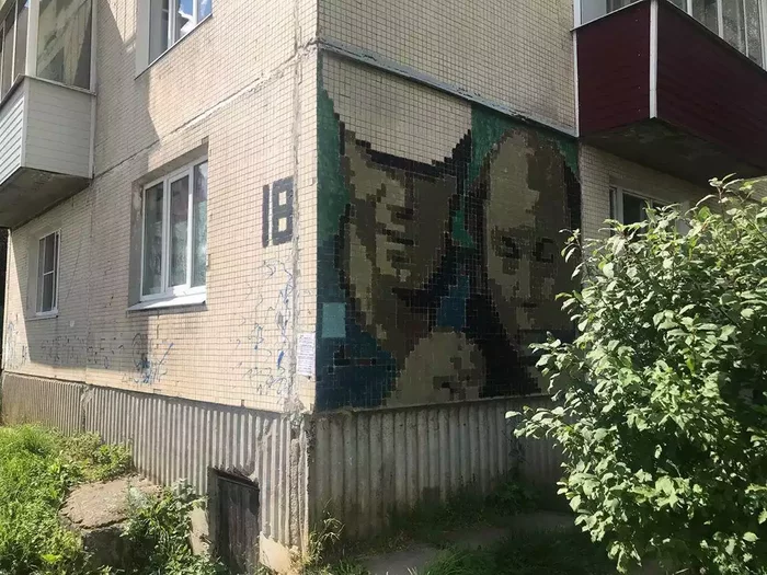 Красивый пиксель-арт в глухом поселке Поселок, Пиксельные, Рисунок, Знаменитости, Длиннопост, Арт