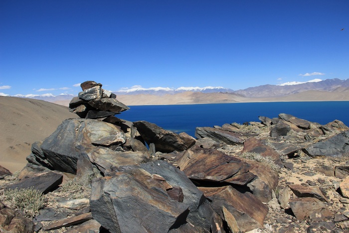 Памир. Озеро Каракуль Соленое озеро, Природа, Таджикистан, Длиннопост, Памир