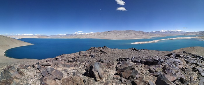 Памир. Озеро Каракуль Соленое озеро, Природа, Таджикистан, Длиннопост, Памир