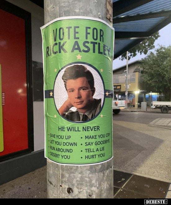   Rick Astley.  