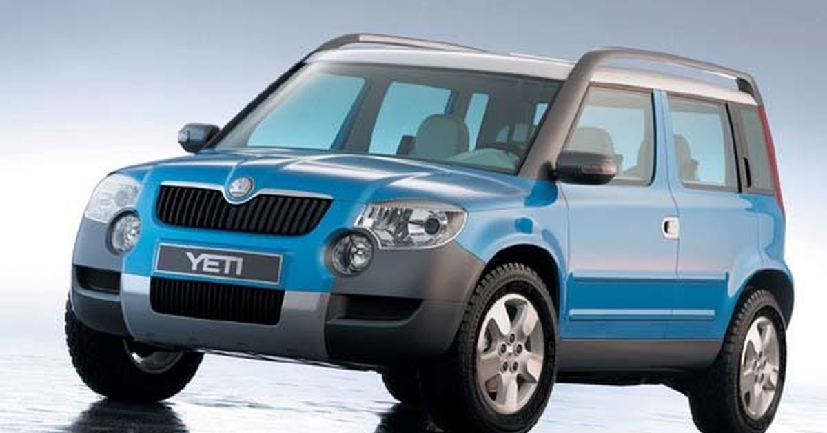 Skoda yeti. Шкода Йети. Кроссовер Шкода Йети. Skoda Yeti 2005. Skoda Yeti II Concept.