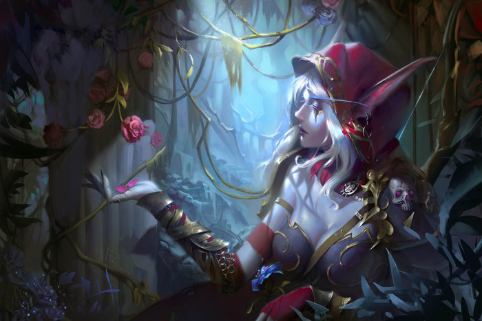 Работа "Sylvanas-moonlight" от автора Huarui Zhang
