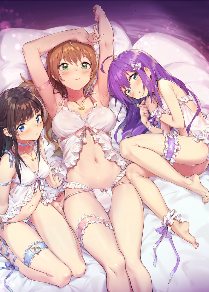 Idolmaster girls , Anime Art, Idolmaster, The Idolmaster: Million Live!, Kaori Sakuramori,  