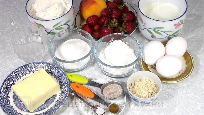 Пирог с клубникой и йогуртом рецепт с фото. 160025668218219539. Пирог с клубникой и йогуртом рецепт с фото фото. Пирог с клубникой и йогуртом рецепт с фото-160025668218219539. картинка Пирог с клубникой и йогуртом рецепт с фото. картинка 160025668218219539. Нежный пирог с ароматной и сочной клубникой, посыпанный орешками понравится всем, попробуйте!
