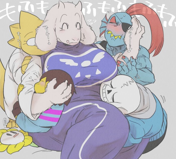 Art , , Toriel, Frisk, Sans, Alphys, Undyne, Flowey, Undertale