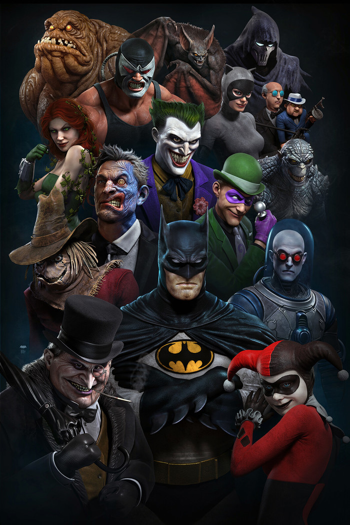 Batman: The Animated Series , 3D, DC Comics, ,  , , , Raf Grassetti