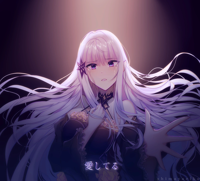 Sad Satella Re:Zero Kara, Satella, Anime Art, 
