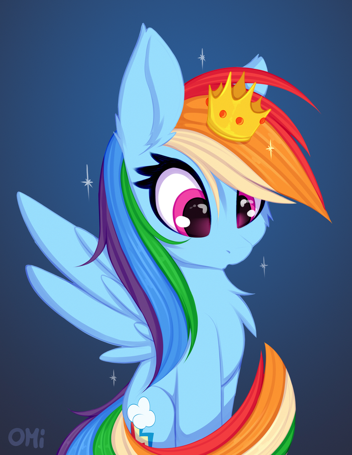  My Little Pony, Rainbow Dash, Ponyart, Omi