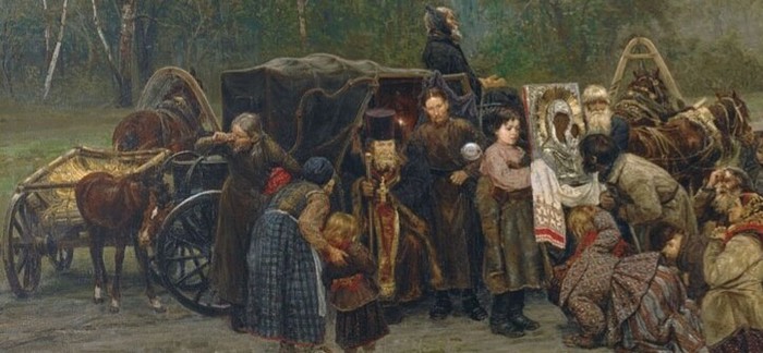 Картина встреча иконы