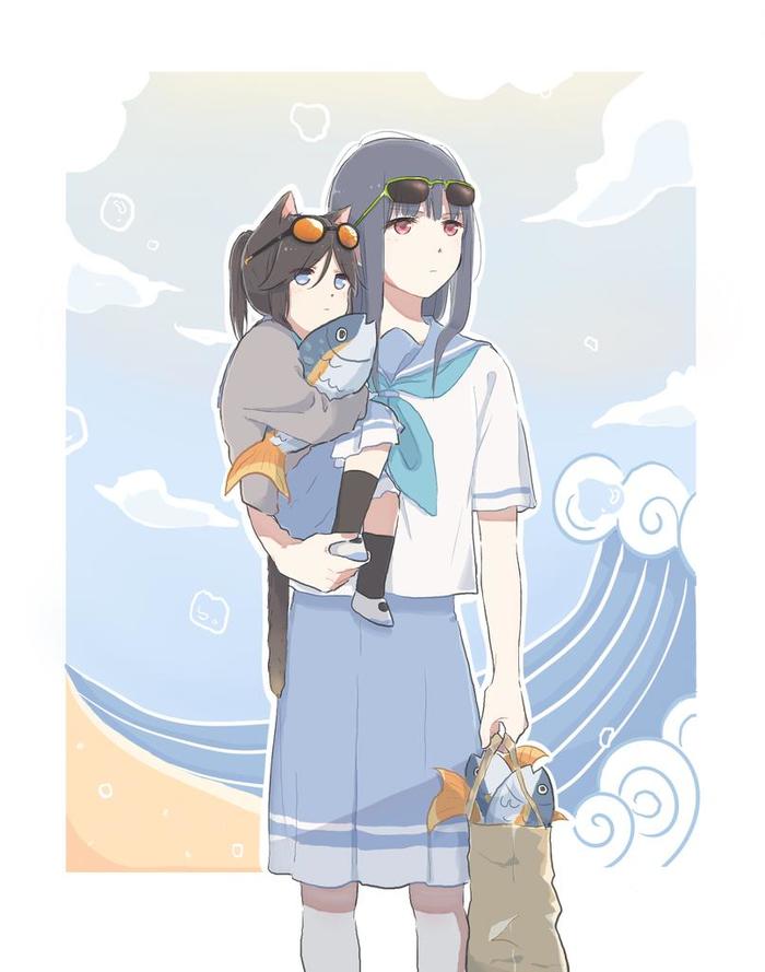    - , Anime Art, Lyytoaoitori, Nozomi Kasaki, Mizore Yoroizuka, , Animal Ears, , Hibike! Euphonium, Yoshikawa yuuko, Natsuki Nakagawa, , Kanade Hisaishi, Kenzaki Ririka