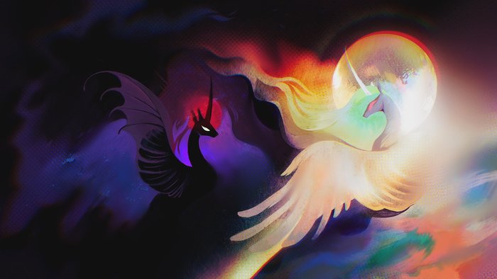   My Little Pony, Dearmary, Princess Celestia, Princess Luna, ,   