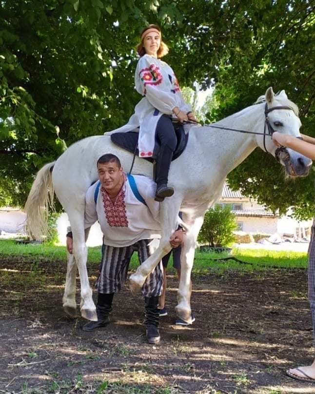 Как сделать быка из бревен