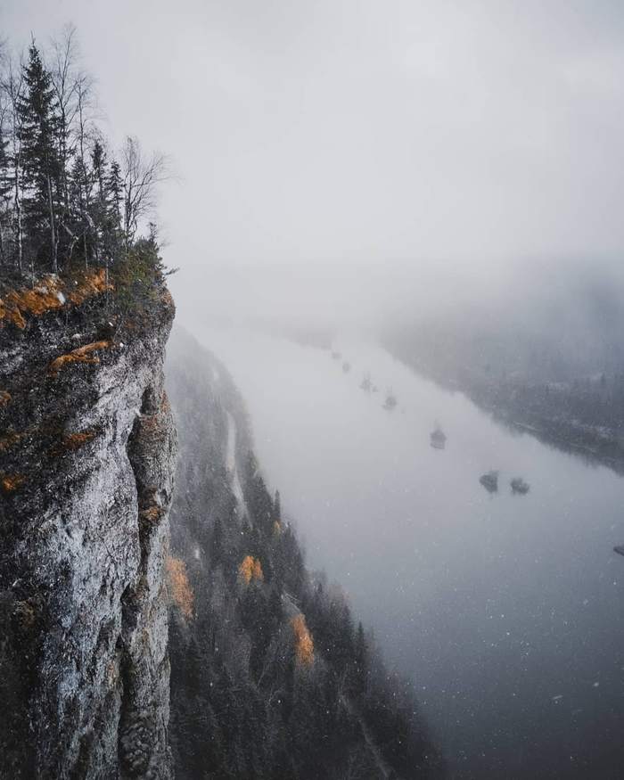 Урал Ветлан, Урал, Река, Зима близко