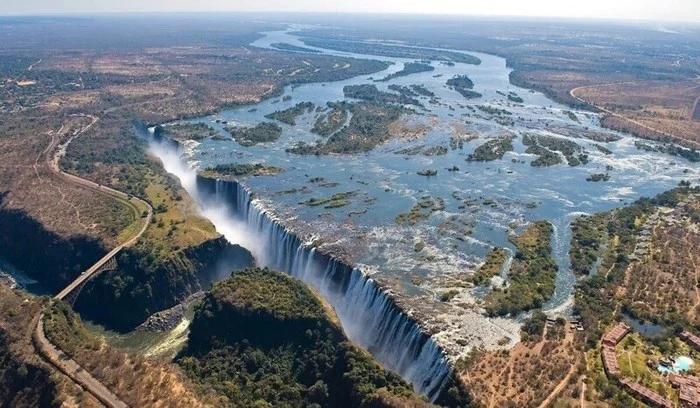 Водопад Виктория, Замбия-Зимбабве, Африка Водопад, Природа, Виктория, Африка, Водопад Виктория, Длиннопост