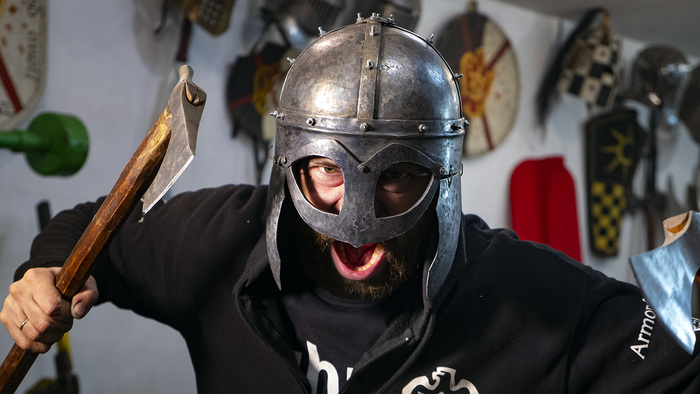 Кованый ШЛЕМ ВИКИНГА! Как он мог выглядеть? Гьёрмундбю, часть 3