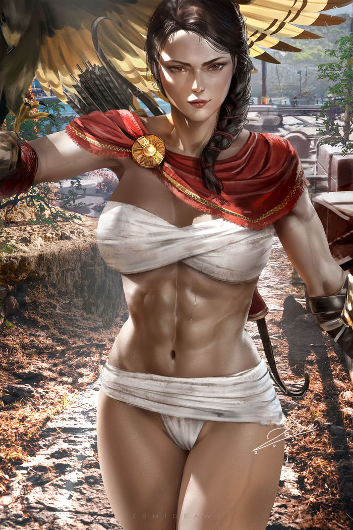 Kassandra (NSFW) , , Assassins Creed, Assassins Creed Odyssey, , ,  , ,  , Game Art,  , , , ,   , Zumidraws, 