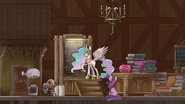   My Little Pony, Princess Celestia, Twilight Sparkle, Maple Story