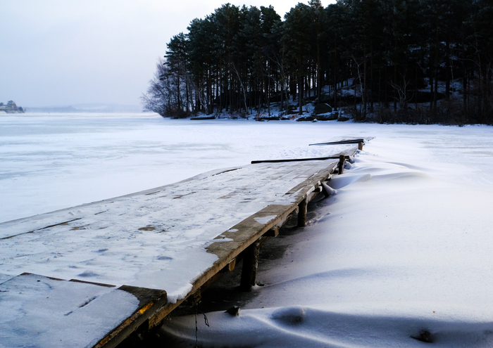 Зимний причал