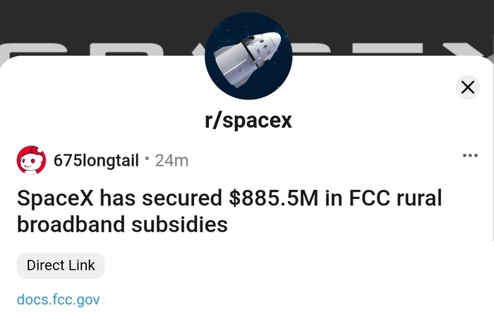 SpaceX  $885,5             