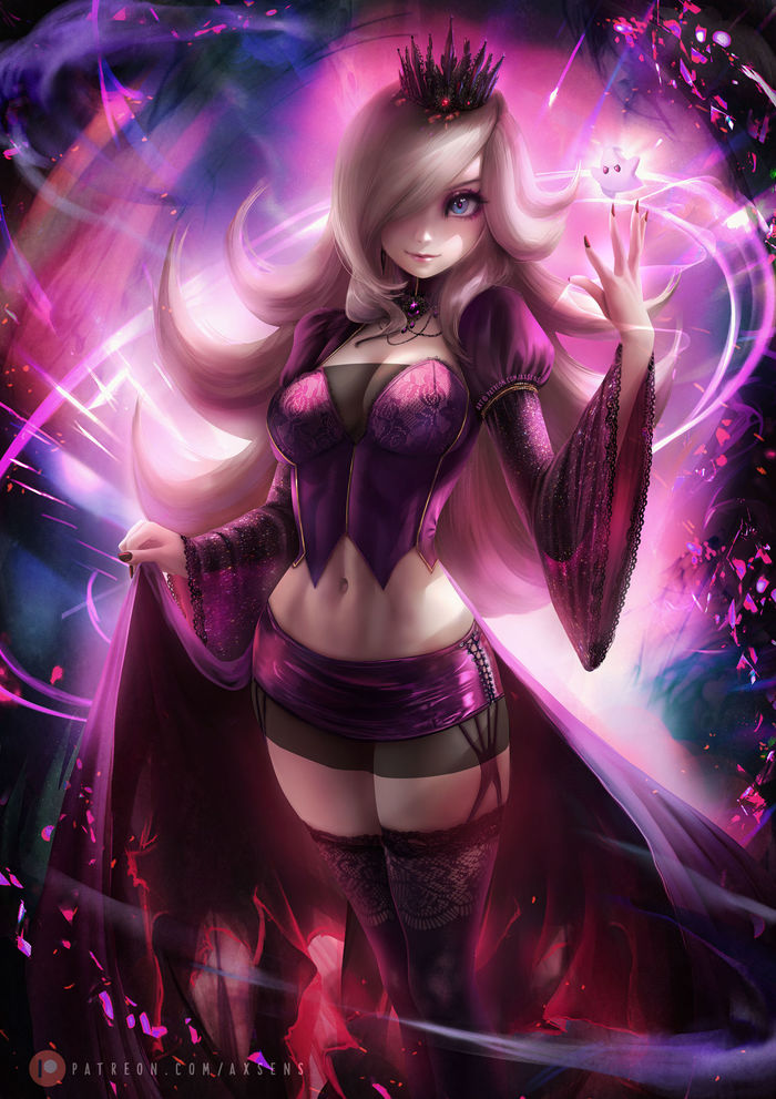 Dark Rosalina , , , Super Mario, Rosalina, Luma Ai, , ,  , Game Art,  , , , ,   , Axsens, 