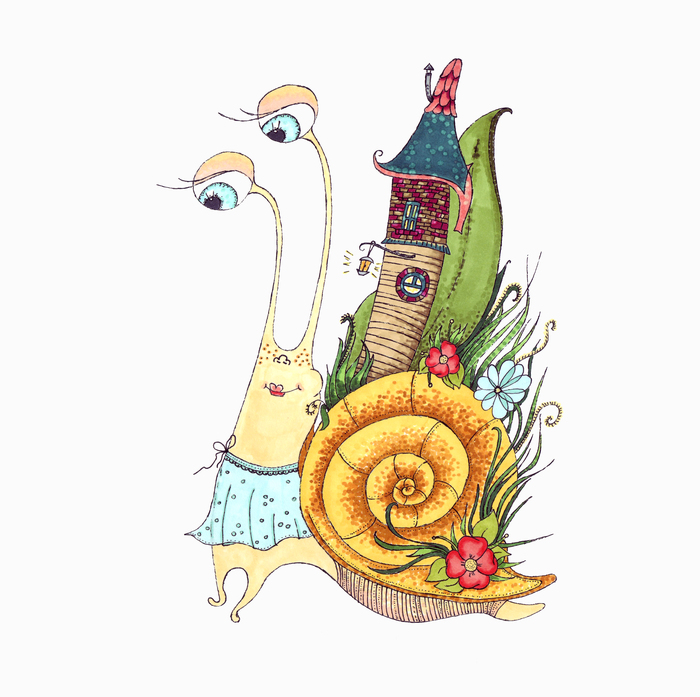 Улитка с домиком