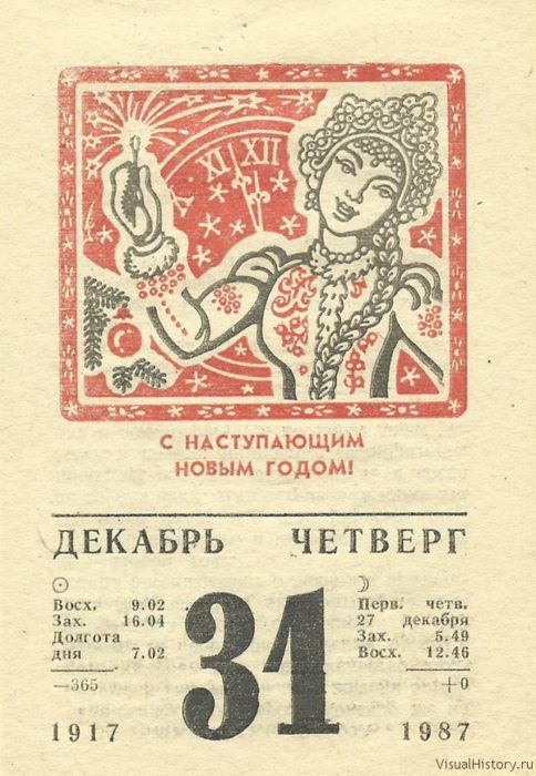 Советские отрывные календари | Пикабу
