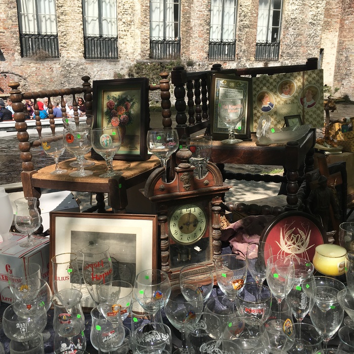 Барахолка Брюгге. Блошиный рынок Flohmarkt Рынок, Старье, Хобби, Брюгге, Бельгия, Длиннопост, Блошиный рынок