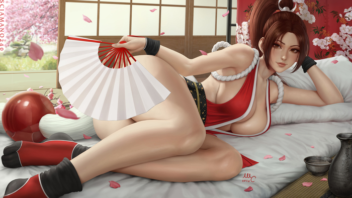 Shiranui Mai , , The King of Fighters, Mai Shiranui, , ,  , Game Art,  , , , , , Bunnysuit, , Sciamano240, 