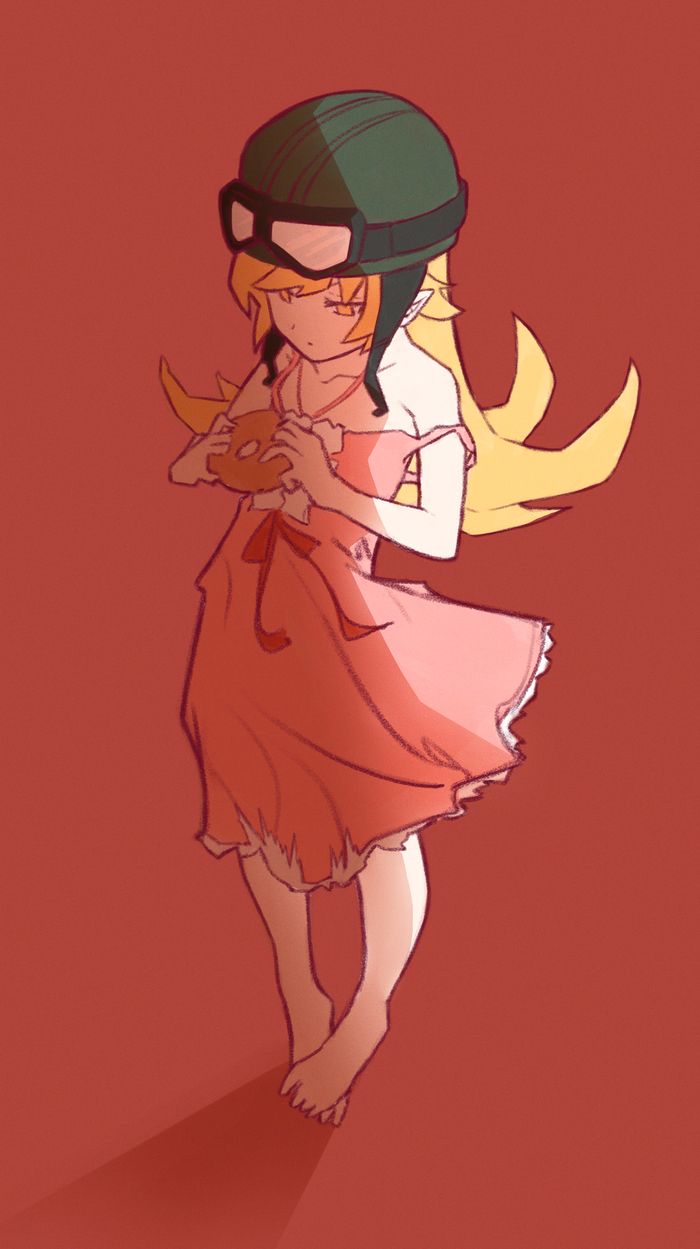 Sinobu Monogatari series, Shinobu Oshino, Anime Art, 