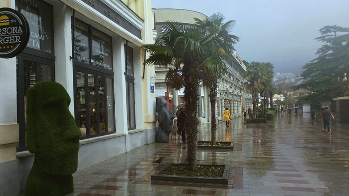 Зимняя Ялта / Крым Ялта, Крым, Море, Черное море, Зима, Длиннопост, Фотография