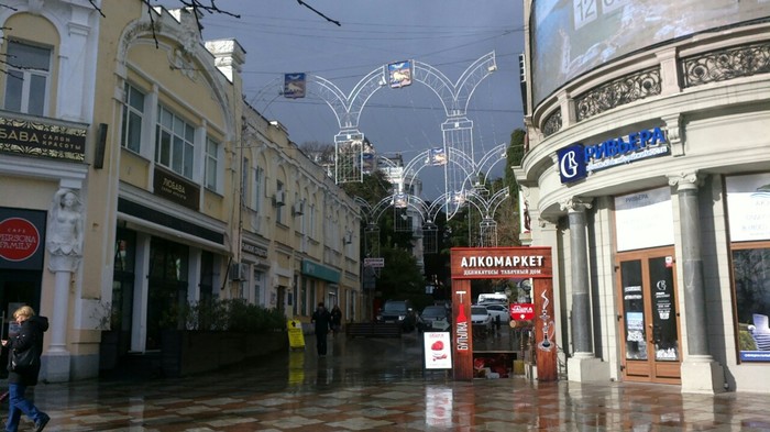 Зимняя Ялта / Крым Ялта, Крым, Море, Черное море, Зима, Длиннопост, Фотография