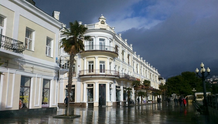 Зимняя Ялта / Крым Ялта, Крым, Море, Черное море, Зима, Длиннопост, Фотография