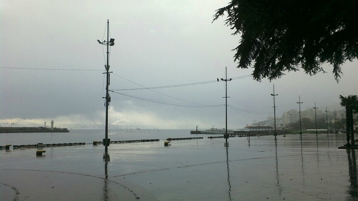 Зимняя Ялта / Крым Ялта, Крым, Море, Черное море, Зима, Длиннопост, Фотография