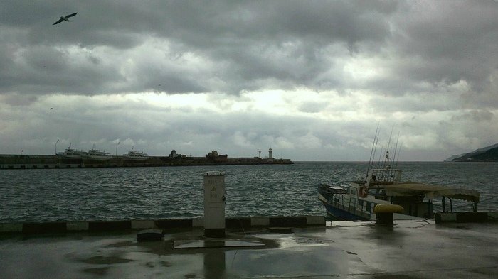 Зимняя Ялта / Крым Ялта, Крым, Море, Черное море, Зима, Длиннопост, Фотография