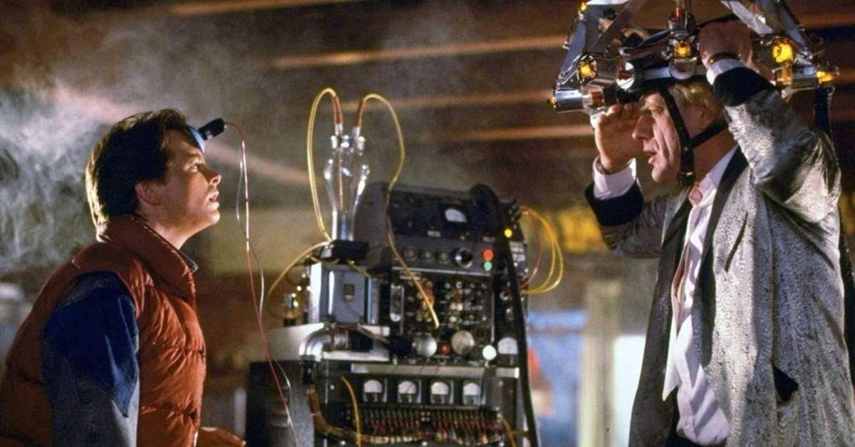 Х ф технология. Назад в будущее back to the Future 1985.