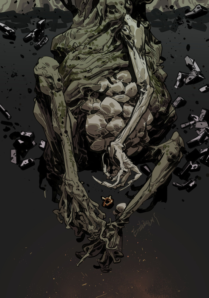 Dark Souls 3 Рисунок, Dark Souls, Dark Souls 3, Боссы в играх, Арт, Длиннопост