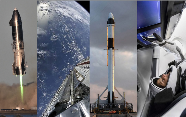    SpaceX:        2020  SpaceX, , , -, , ,  , , , , Falcon 9, Dragon 2,  , , , , 