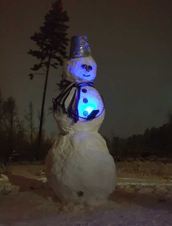 Снеговик Снеговик, Телефон, Фотография, Рукоделие без процесса, Длиннопост