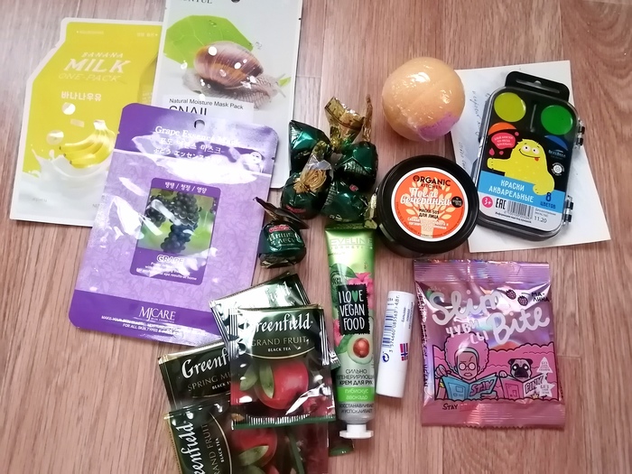 Отчёт по обмену подарками АДМ из Москвы