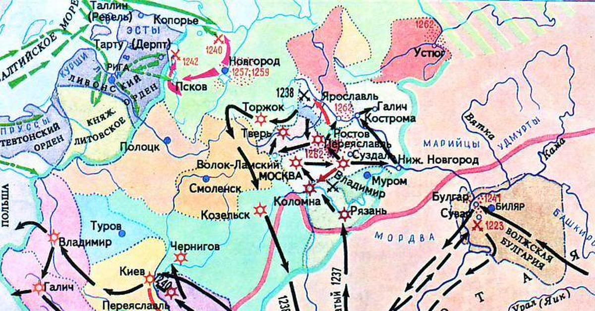 Кто нападал на русь в xiii веке. Карта Руси 13 век. Монгольское Нашествие на Русь в 13 веке карта. Торжок на карте древней Руси.
