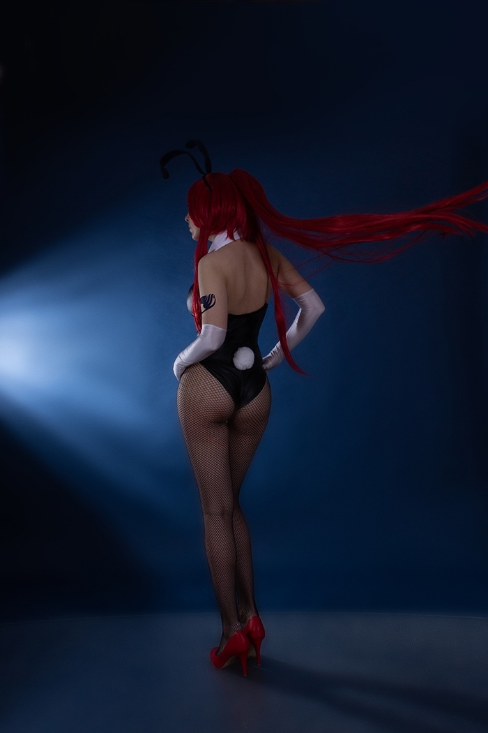 Cosplay Fairy tail , , , Fairy Tail, Erza Scarlet, , Bunnysuit
