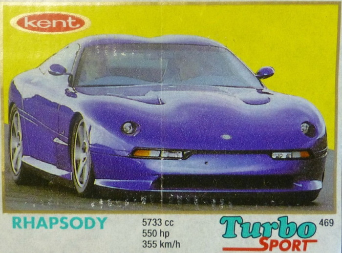    Turbo: Rhapsody V8. Kodiak F1. Albar Sonic , , 90-, , Turbo, , , , 