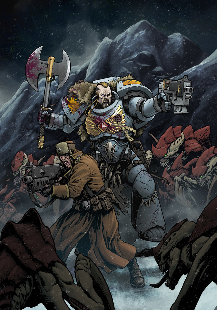 Lone Wolves , Wh Art, Warhammer 40k, Space wolves, Astra Militarum