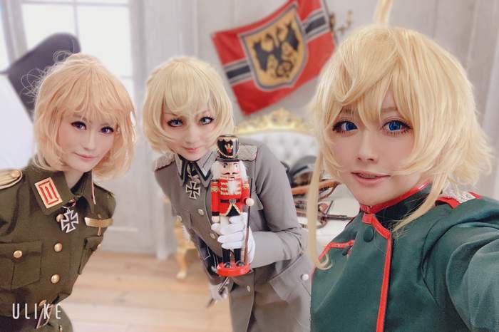 Косплей злой Тани Youjo Senki, Косплей, Подборка, Длиннопост, Tanya Degurechaff, Аниме