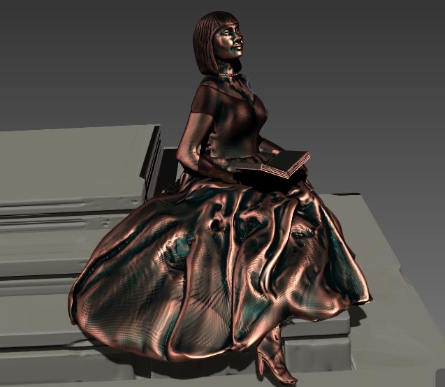 Скульптуру печатать будем в Январе