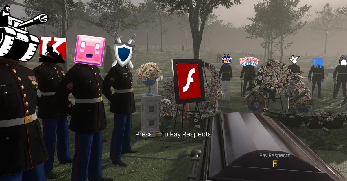 Press F to pay respects