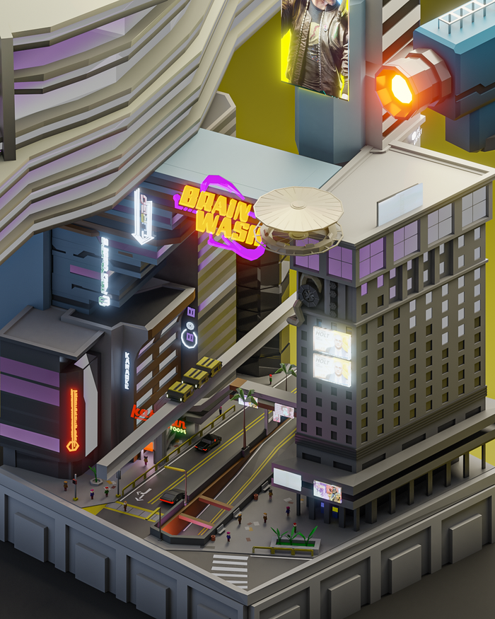 Cyberpunk 2077 Low Poly