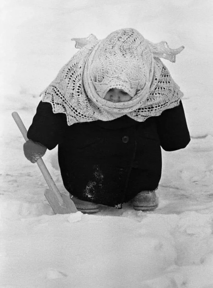 История знаменитого фото Фотография, Зима, Дети, СССР